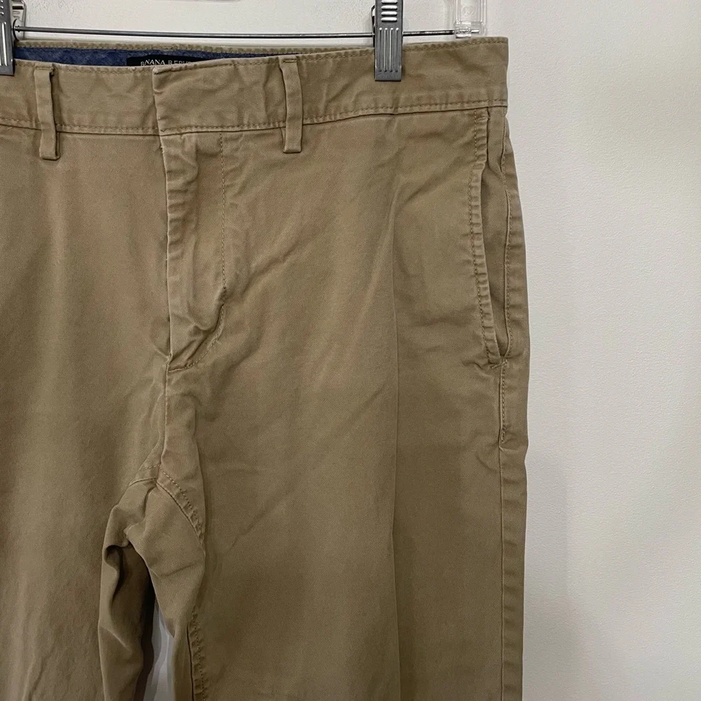 Banana Republic Pants Beige Fulton Chino Khakis Workwear Slim Men’s 32x32